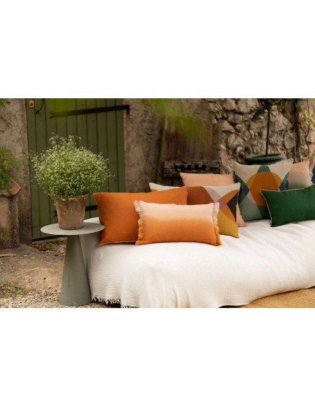 CUSHION VIVARAISE SHADE INDIGO 40x65 100% LINEN