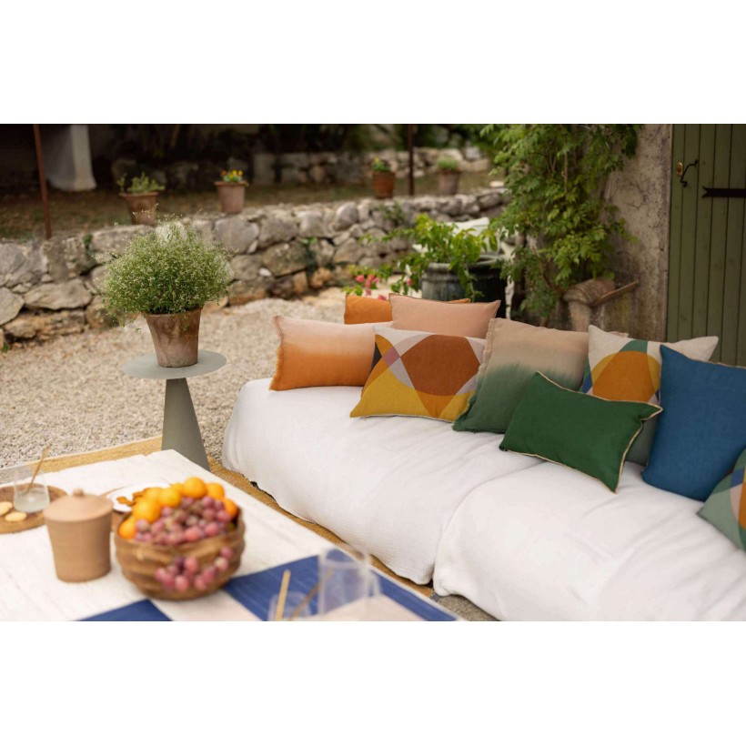 CUSHION VIVARAISE CELESTE CUIVRE... CUSHION VIVARAISE CELESTE CUIVRE...