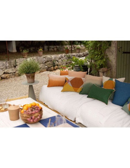 CUSHION VIVARAISE CELESTE DRAGEE 30x50 100% LINEN