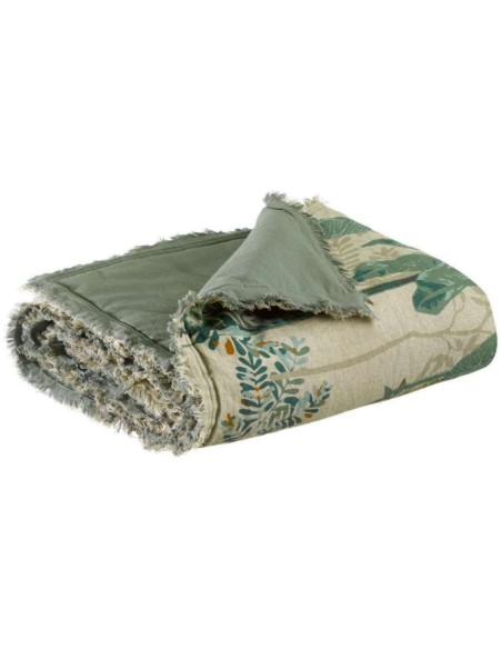 ΑΝΩΣΤΡΩΜΑ VIVARAISE RAJA FRINGED MULTICO 85x200 100% ΛΙΝΟ