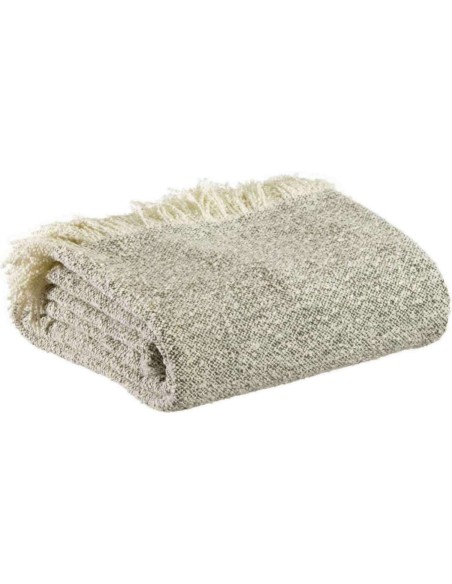 THROW JANE VIVARAISE OLIVE 130x160 84% RECYCLED POLYESTER 16% COTTON
