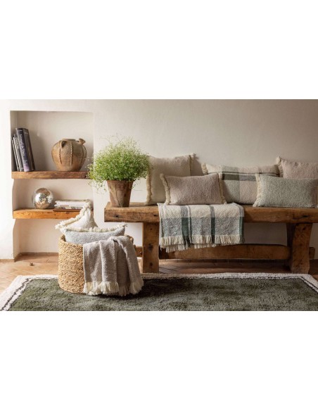 ΧΑΛΙ VIVARAISE MANY OCRE 160x230 67%POLYPROPYLENE 28%JUTE 5%POLYESTER