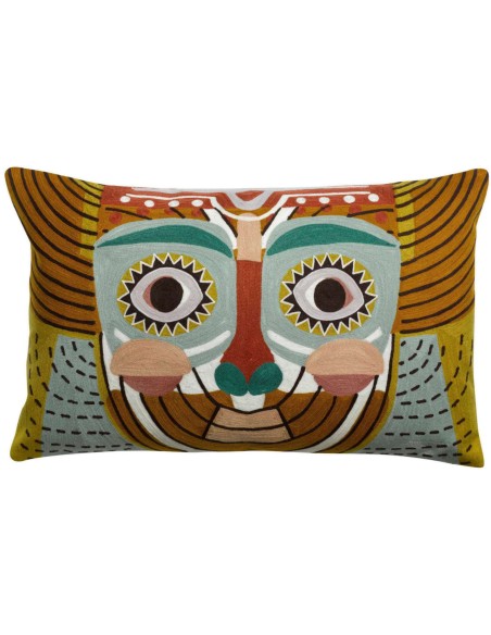 ΧΕΙΡΟΠΟΙΗΤΟ ΜΑΞΙΛΑΡΙ VIVARAISE YAKU MULTICO 40x65 100% ΒΑΜΒΑΚΙ