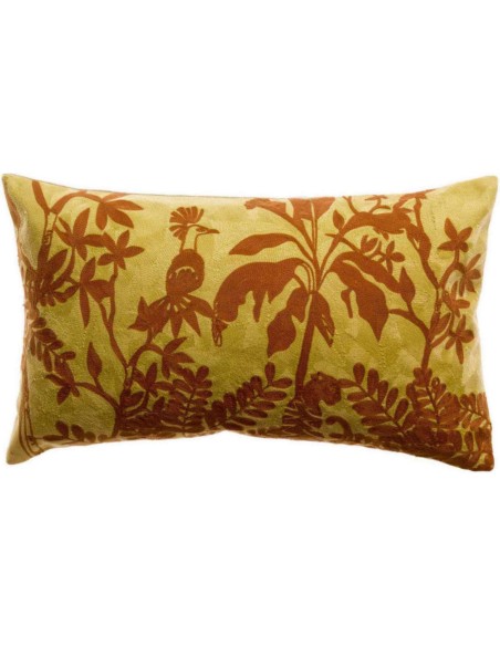 HANDMADE CUSHION VIVARAISE RAKI GOLD 30x50 100% COTTON