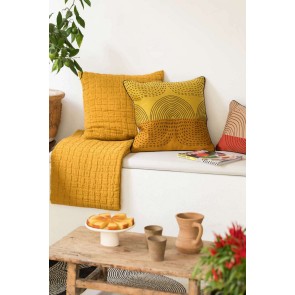 HANDMADE CUSHION VIVARAISE ETNA SIENNE 30x50 90%... 2
