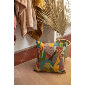 HANDMADE CUSHION VIVARAISE IZEL MINERAL 45x45 100% COTTON 2