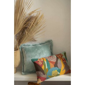 HANDMADE CUSHION VIVARAISE IZEL MINERAL 40x65 100% COTTON 2