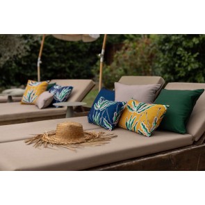 CUSHION VIVARAISE ALGA PRINT OUTDOOR INDIGO 45x45 100%... 2