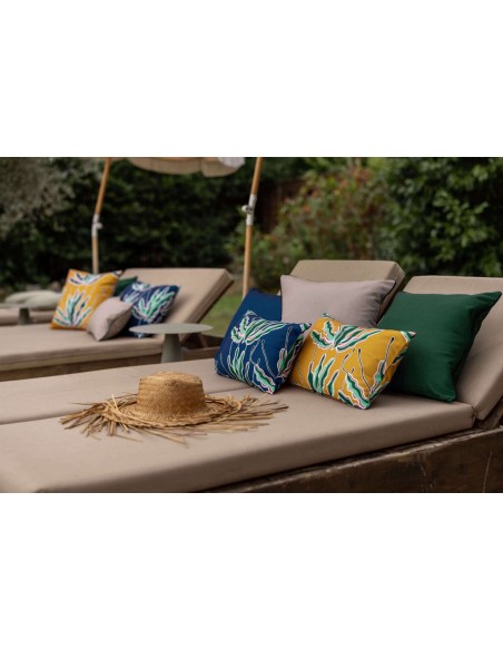 ΜΑΞΙΛΑΡΙ VIVARAISE ALGA PRINT OUTDOOR INDIGO 45x45 100% ΣΥΝΘΕΤΙΚΟ