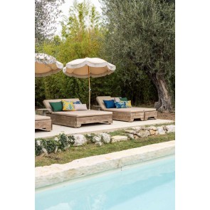 CUSHION VIVARAISE ALGA SOLID OUTDOOR INDIGO 40x65 100%... 2