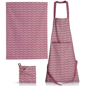KITCHEN TOWEL WINKLER POMPEI ORCHIDEE 50x70 100% COTTON 2