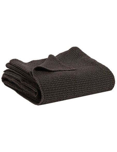 BED COVER VIVARAISE MAIA CARBONE 260x260 100% RECYCLED COTTON