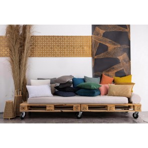 BED COVER VIVARAISE MAIA LIN 260x260 100% RECYCLED COTTON 2