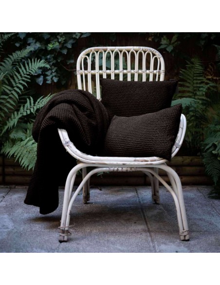 THROW VIVARAISE MAIA CARBONE 180×260 100% COTTON