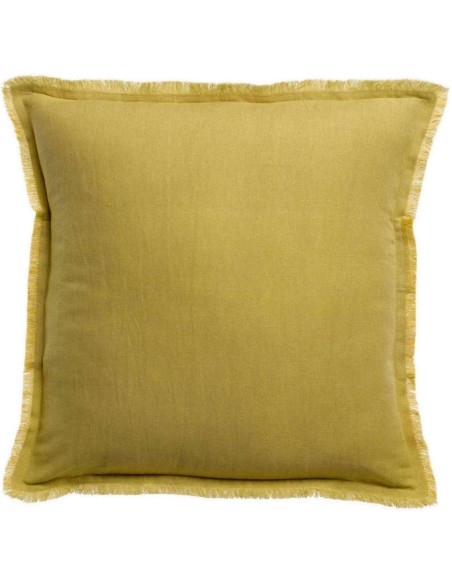 CUSHION VIVARAISE LALY GOLD 45x45 50% LINEN 50% COTTON