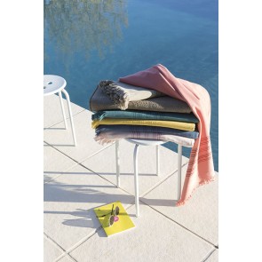 ΠΕΤΣΕΤΑ ΘΑΛΑΣΣΗΣ VIVARAISE CANCUN PERLE 90x180 100% ΒΑΜΒΑΚΙ 2