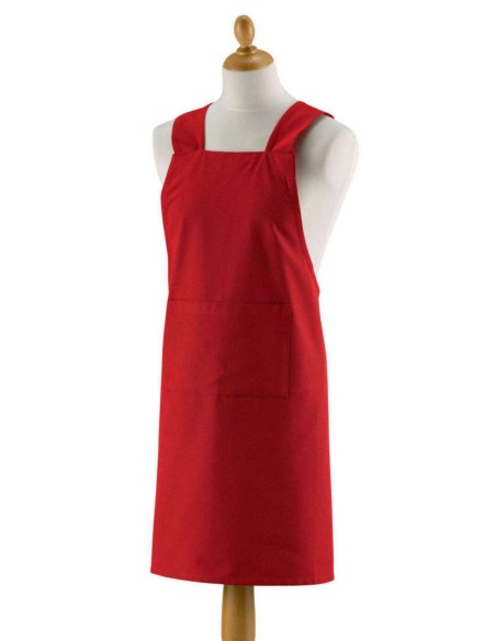 KITCHEN APRON WINKLER GEN  ROUGE 120x85 100% COTTON