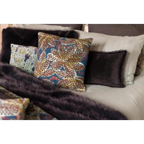 CUSHION VIVARAISE FARA CAVIAR 40x65 100% VELVET COTTON 2