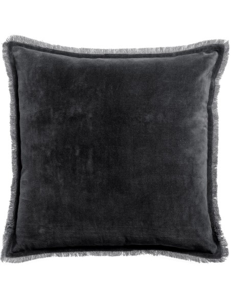 CUSHION VIVARAISE FARA CAVIAR 45x45 100% VELVET COTTON