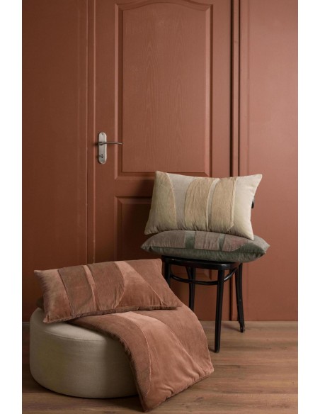 ΜΑΞΙΛΑΡΙ VIVARAISE FARA COTELE BOIS DE ROSE 40x65 100% ΒΑΜΒΑΚΕΡΟ ΒΕΛΟΥΔΟ