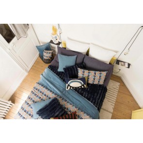 SOFA RUNNER VIVARAISE FARA ACIER 85×200 100% VELVET COTTON 2