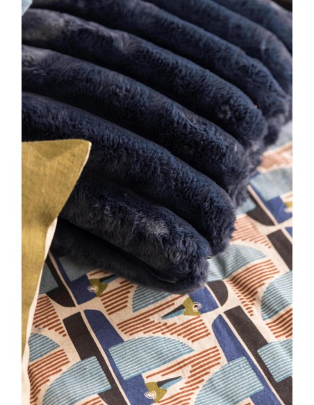 ΓΟΥΝΙΝΟ ΜΑΞΙΛΑΡΙ VIVARAISE ALICE  MARINE 30x50 100% ΣΥΝΘΕΤΙΚΟ