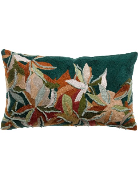 HANDMADE CUSHION VIVARAISE ALINA PETROLE 40x65 100% COTTON