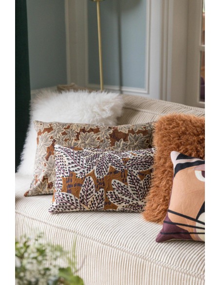 CUSHION VIVARAISE ARIANE ROUILLE 30x50 100% COTTON