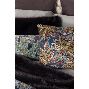 HANDMADE CUSHION VIVARAISE ARIANE PETROLE 45x45 100%... 2