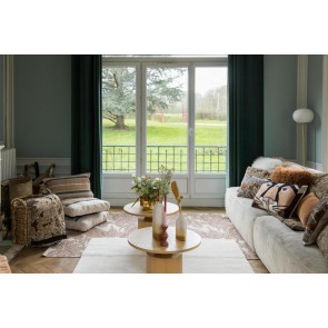 ΡΙΧΤΑΡΙ VIVARAISE ARIANE PETROLE 135x200 100% ΒΑΜΒΑΚΕΡΟ... 2