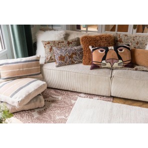 CUSHION VIVARAISE ARIANE ROUILLE 45x45 100% COTTON 2