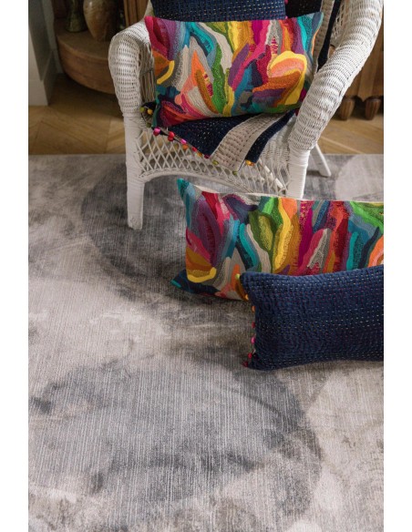 ΧΑΛΙ VIVARAISE ALOYSE ACIER 160x230 100% ΑΝΑΚΥΚΛΩΜΕΝΟ POLYESTER