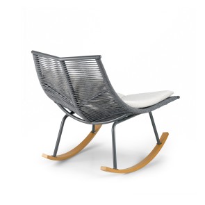 DRASTIS 03 GREY ROCKING CHAIR 95x99x97 WITH CUSHION 2