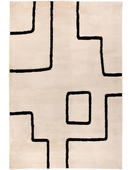 RUG VIVARAISE LOUISA CAVIAR 200x290 100% POLYESTER