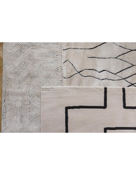 RUG VIVARAISE LOUISA CAVIAR 200x290 100% POLYESTER