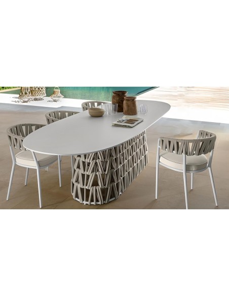 ALIPA 01 59x58x80 CHAIR ALUM-ROPE