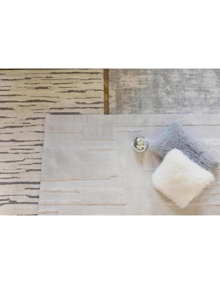 RUG VIVARAISE LOUKA IVOIRE 200x290 100% POLYESTER