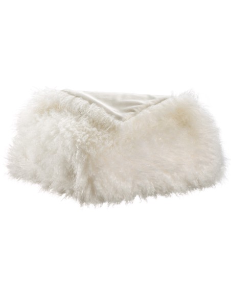 THROW  VIVARAISE BETANI NEIGE 130x160 100% POLYESTER