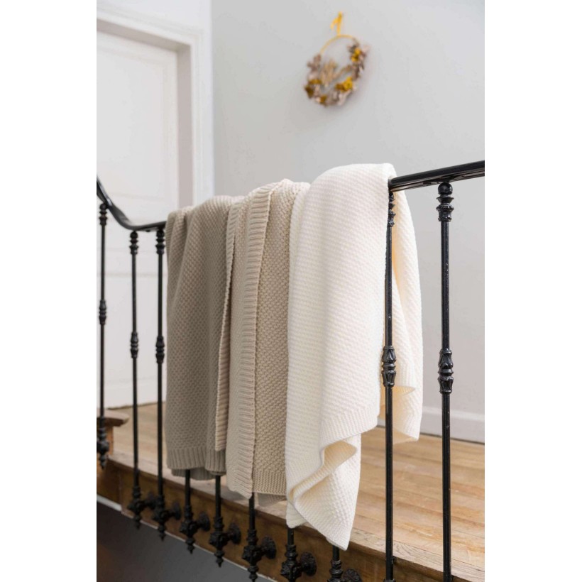 SOFA BLANKET VIVARAISE DANILO IVOIRE... SOFA BLANKET VIVARAISE DANILO IVOIRE...