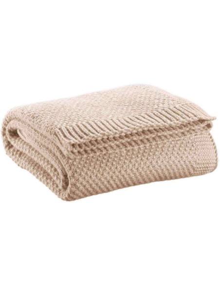 SOFA BLANKET VIVARAISE DANILO LIN 130x160 100% POLYESTER
