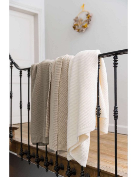 SOFA BLANKET VIVARAISE DANILO LIN 130x160 100% POLYESTER