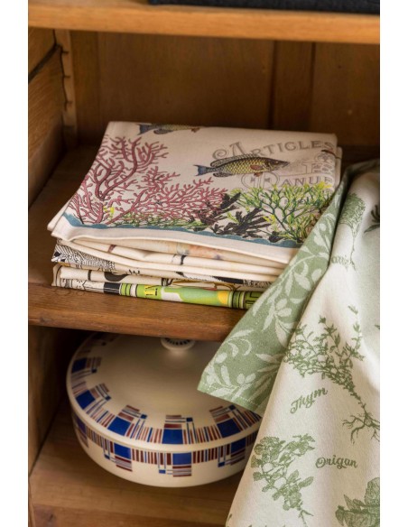 KITCHEN TOWEL WINKLER SENTIER COTIER ECRU 48x72 100% COTTON