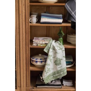 KITCHEN TOWEL WINKLER HERBES DE PROVENCE VERT 50x70 100%... 2