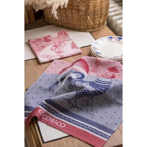 KITCHEN TOWEL WINKLER COCORICO MULTI 50x70 100% COTTON 2