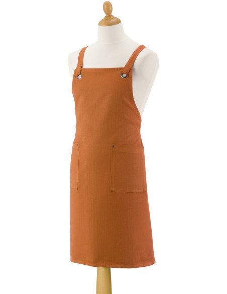 KITCHEN APRON WINKLER ARTISAN CANNELLE 72x85 100% COTTON