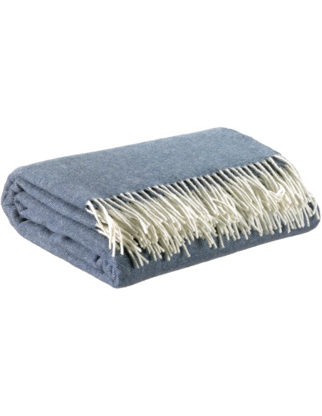 THROW CARINA VIVARAISE TEMPETE 130x190 90%MERINO WOOL 10%CASHMER