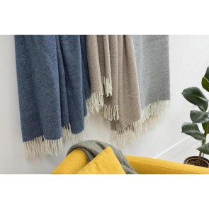 THROW CARINA VIVARAISE TEMPETE 130x190 90%MERINO WOOL... 2