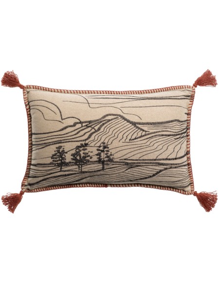 CUSHION VIVARAISE DUSKO SIENNE 30x50 100% COTTON