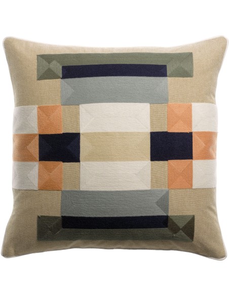 ΜΑΞΙΛΑΡΙ VIVARAISE BERTILLE EPICE 45x45 ΧΕΙΡΟΠΟΙΗΤΟ 100% ΒΑΜΒΑΚΙ