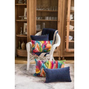 THROW VIVARAISE GASTOUNET VIVARAISE COBALT 140x200 100%... 2
